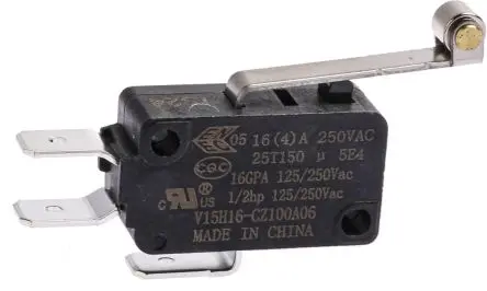 Produktfoto 1 von Honeywell Mikroschalter Stiftstößel-Betätiger Schnellverbindung, 1-poliger Umschalter, 250 V ac, 16A IP67 0.96N -25 °C -