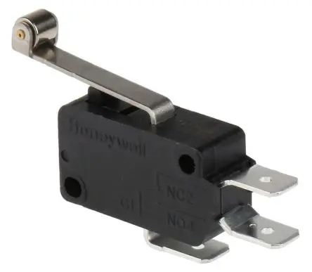 Produktfoto 1 von Honeywell Mikroschalter Stiftstößel-Betätiger Schnellverbindung, 1-poliger Umschalter, 250 V ac, 22A IP67 0.96N -25 °C -