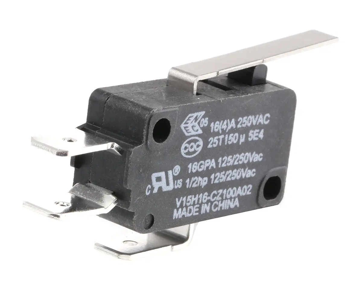 Produktfoto 1 von Honeywell Mikroschalter Hebel gerade-Betätiger Schnellverbindung, 1-poliger Umschalter, 250 V ac, 16A IP67 0.96N -25 °C