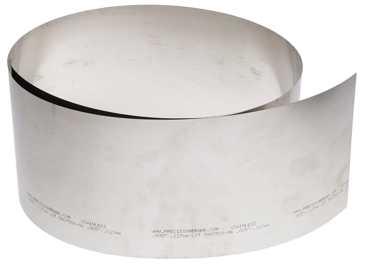 Produktfoto 1 von RS PRO Stahlausgleichsplatte, Edelstahl, 0.127 mm x 50 in x 6 in