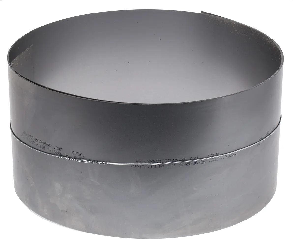 Produktfoto 1 von RS PRO Stahlausgleichsplatte, Stahl, 0.787 mm x 100 in x 6 in
