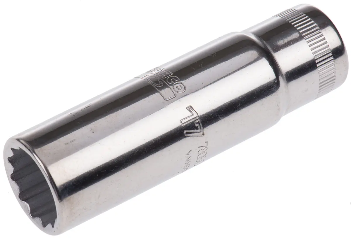 Produktfoto 1 von Bahco 1/2 in 12-Kant Buchse SW 17 mm Vierkant x 82.6mm