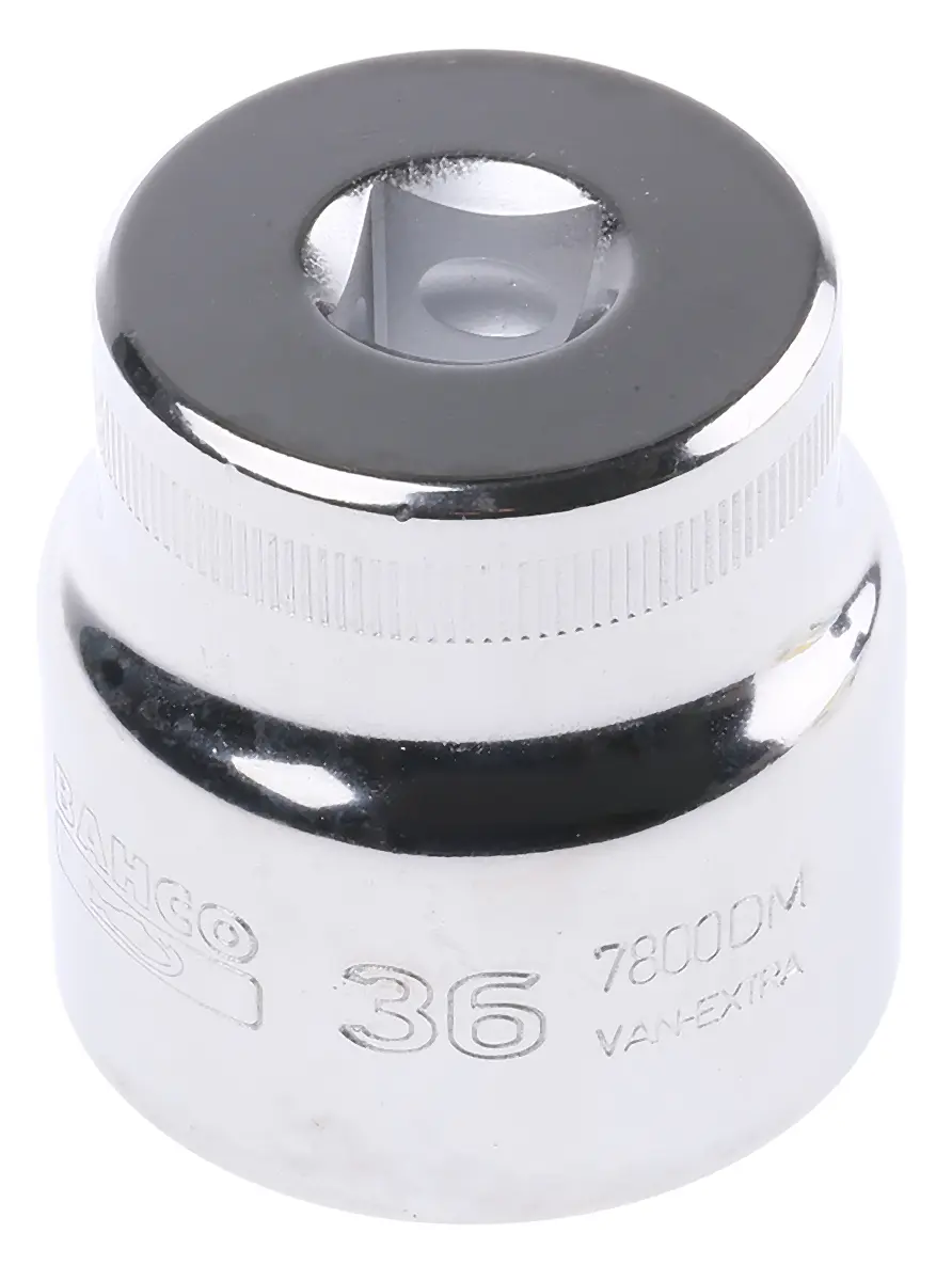 Produktfoto 1 von Bahco 1/2 in 12-Kant Buchse SW 36 mm Vierkant x 57mm