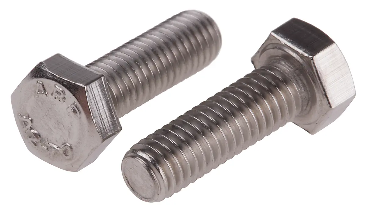 Produktfoto 1 von RS PRO x 16 mm Sechskantschraube, Edelstahl glatt, DIN 933