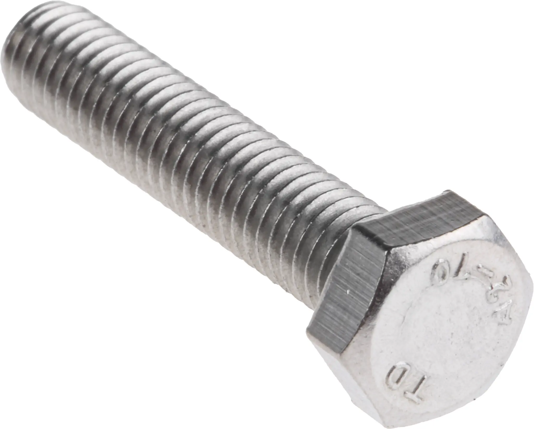 Produktfoto 1 von RS PRO x 30 mm Sechskantschraube, Edelstahl, DIN 933