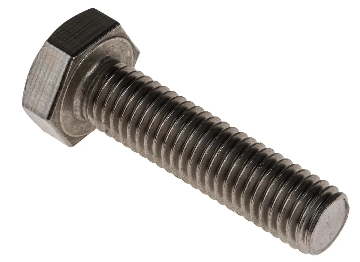 Produktfoto 1 von RS PRO x 40 mm Sechskantschraube, Edelstahl, DIN 933
