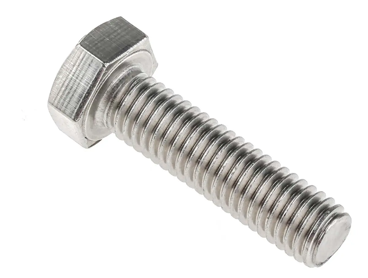 Produktfoto 1 von RS PRO x 30 mm Sechskantschraube, Edelstahl, DIN 933