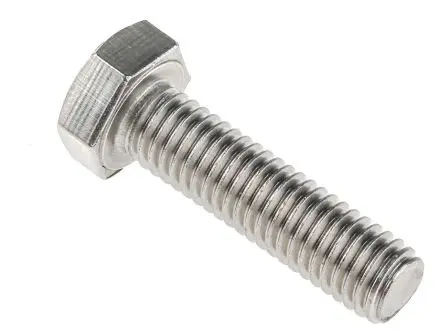 Produktfoto 1 von RS PRO M8 x 30 mm Sechskantschraube, Edelstahl, DIN 933