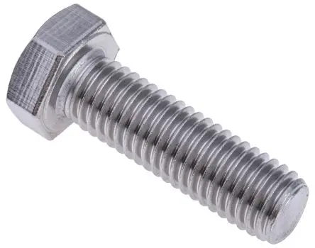 Produktfoto 1 von RS PRO M12 x 40 mm Sechskantschraube, Edelstahl, DIN 933