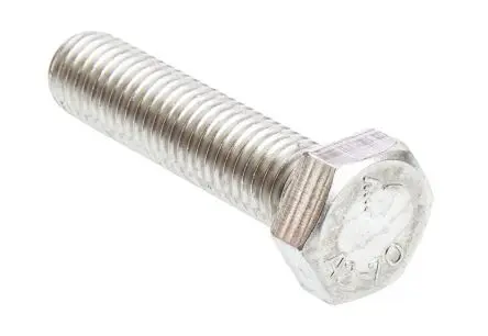 Produktfoto 1 von RS PRO M12 x 50 mm Sechskantschraube, Edelstahl, DIN 933
