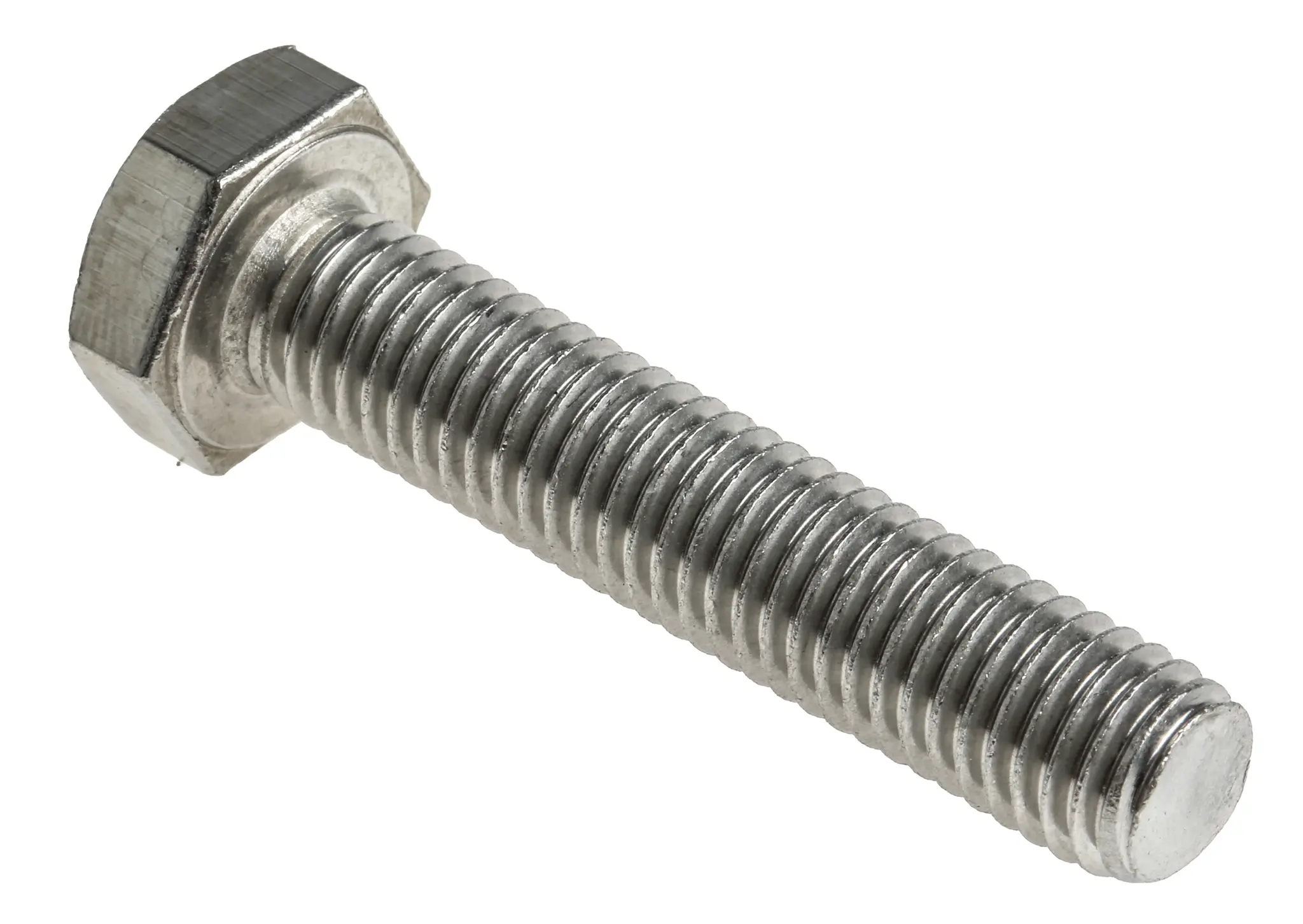 Produktfoto 1 von RS PRO x 50 mm Sechskantschraube, Edelstahl, DIN 933