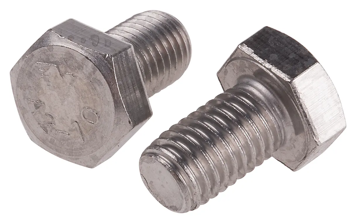 Produktfoto 1 von RS PRO x 20 mm Sechskantschraube, Edelstahl, DIN 933