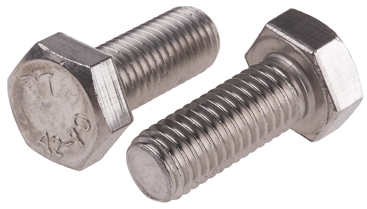 RS PRO x 30 mm Sechskantschraube, Edelstahl, DIN 933