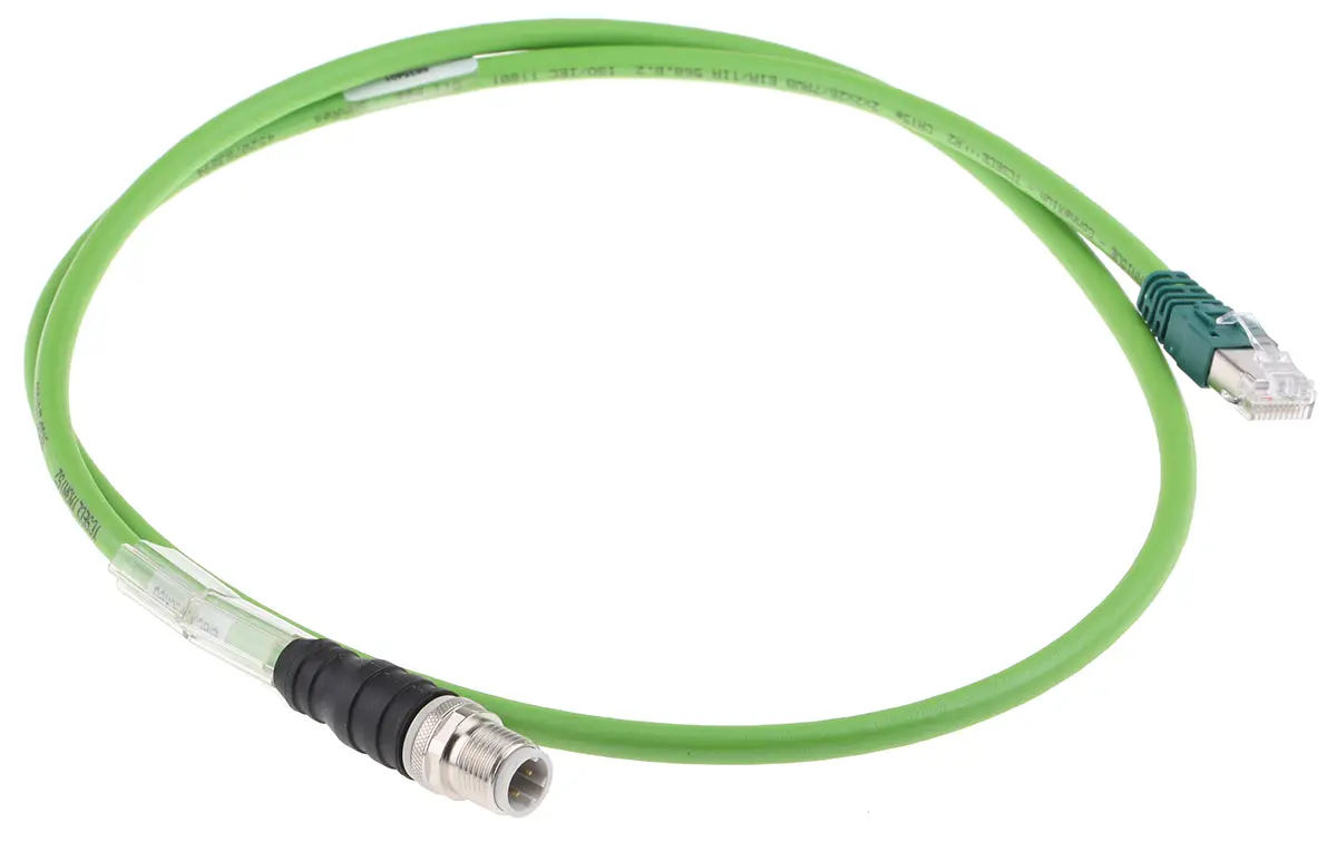 Produktfoto 1 von Schneider Electric ConneXium - Ethernet, M12, RJ45 Ethernet-Kabel, 1 m, Polyvinylchlorid, Polyvinylchlorid