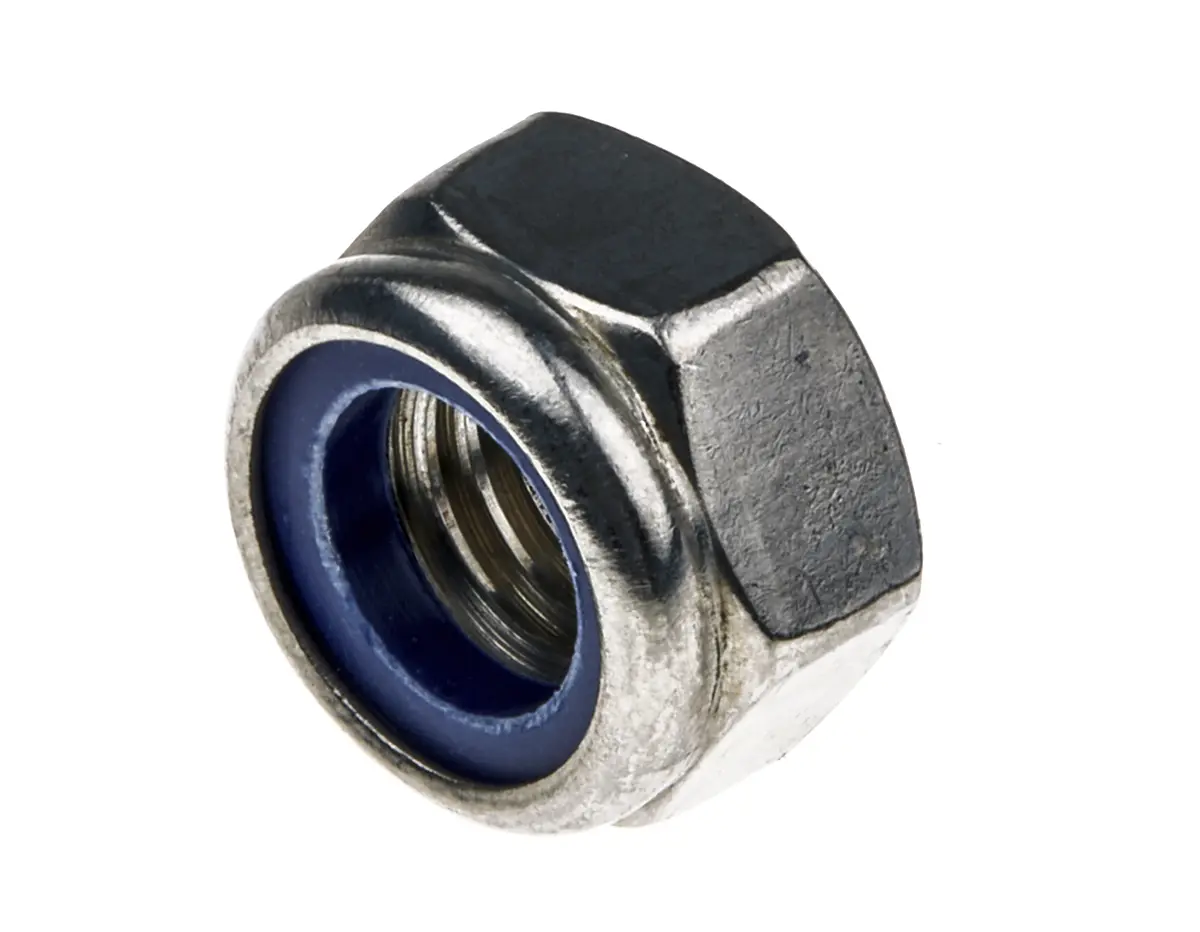 Produktfoto 1 von RS PRO Sicherungsmuttern, M12 Nyloneinsatz selbstsichernd Typ T Edelstahl 19.0mm A2 304 DIN 985