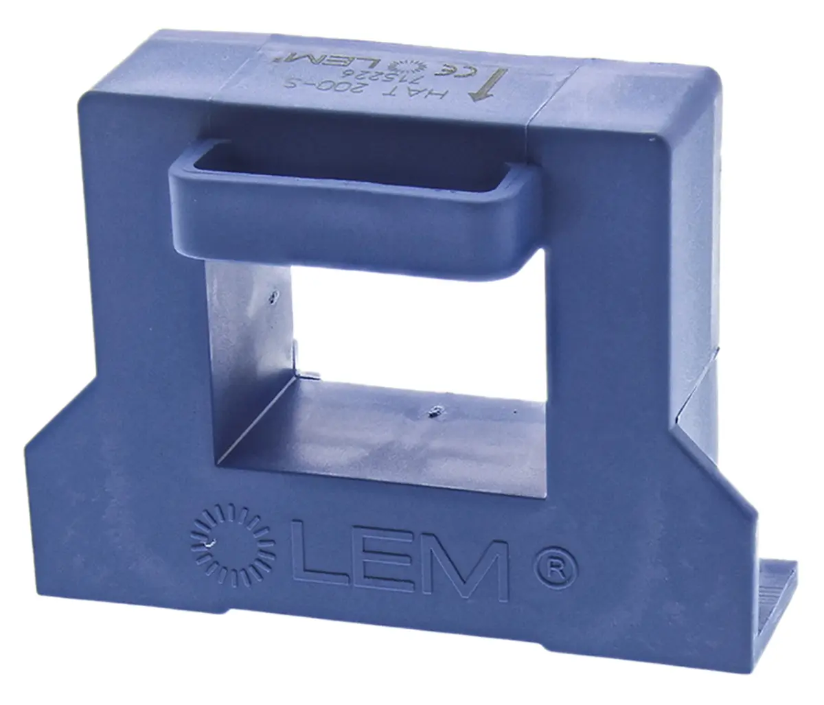 Produktfoto 1 von LEM HAT Stromwandler, Sammelschiene, steckbar, 600:1 Hall-Effekt 200A, Leitermaß 40.5 x 30.5mm, 90mm x 10mm x 65mm