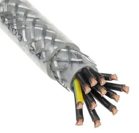 Produktfoto 1 von RS PRO SY Steuerkabel, 12-adrig 1.5mm² Geschirmt Klar, 50 m, Polyvinylchlorid