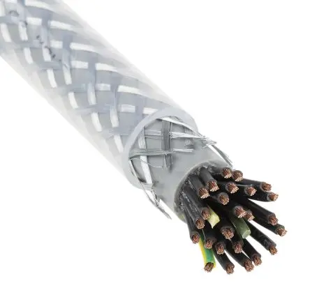 Produktfoto 1 von RS PRO SY Steuerkabel, 25-adrig 1mm² Geschirmt Klar, 50 m, Polyvinylchlorid