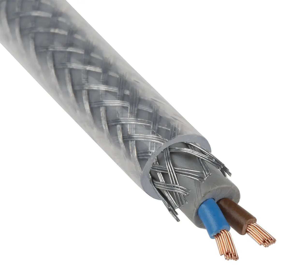 Produktfoto 1 von RS PRO SY Steuerkabel, 2-adrig 1 mm² Geschirmt Klar, 50 m, Polyvinylchlorid