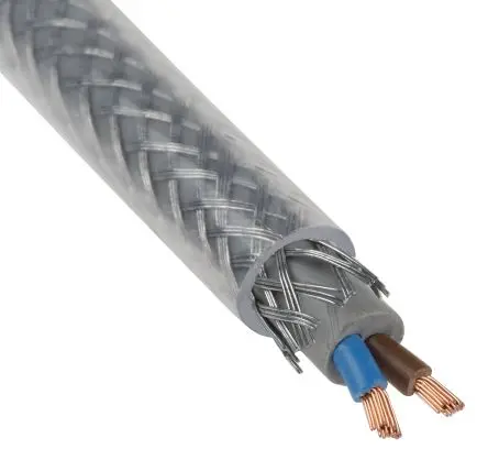 Produktfoto 1 von RS PRO SY Steuerkabel, 2-adrig 1mm² Geschirmt Klar, 50 m, Polyvinylchlorid