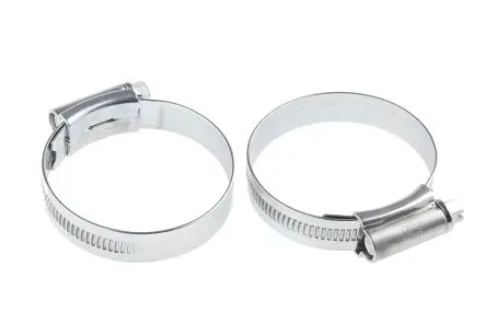 Produktfoto 1 von HI-GRIP Stahl Schlauchschelle Schneckengewinde, mit Schlitzsechskantschraube 55 mm