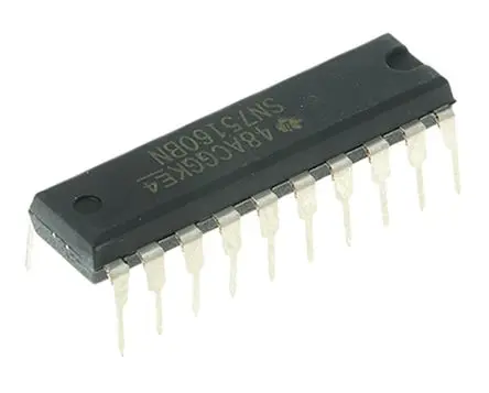 Produktfoto 1 von Texas Instruments Leitungstransceiver Bus-Transceiver SN75 8-Bit Open-Collector Nicht invertierend 20-Pin PDIP
