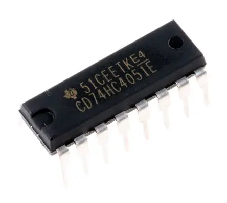 Produktfoto 1 von Texas Instruments Multiplexer/Demultiplexer, 16-Pin 1, PDIP, CMOS Multiplexer, DeMultiplexer, 6V- bipolar, 2 V- bipolar