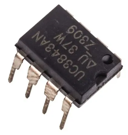 Produktfoto 1 von Texas Instruments PWM-Controller 500 kHz 125V 5.2V 4 mA 8-Pin 1 A PDIP 5-Ausg.