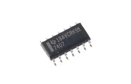 Produktfoto 1 von Texas Instruments Buffer & Line-Driver Puffer, Treiber 74 6-Bit Open-Collector Nicht invertierend 14-Pin SOIC