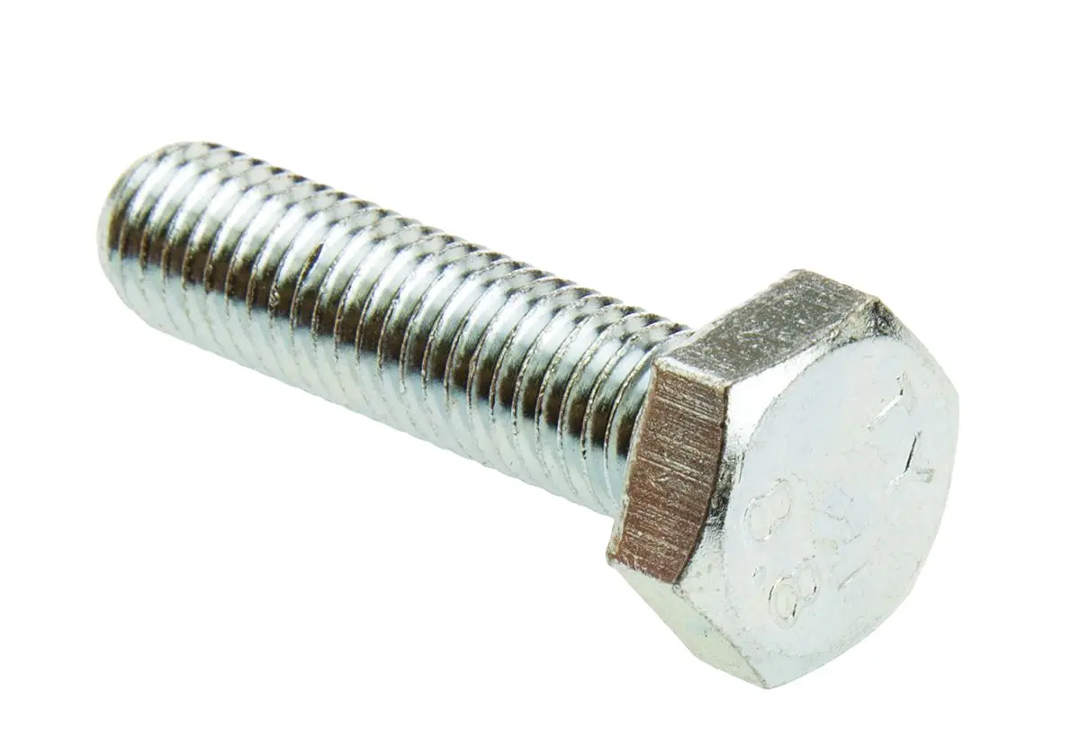 Produktfoto 1 von RS PRO x 40 mm Sechskantschraube, Stahl Glanzzink, DIN 933