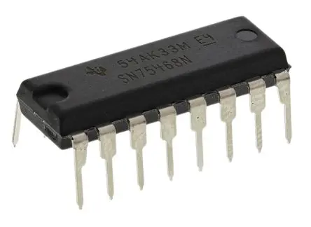 Produktfoto 1 von Texas Instruments Darlington-Transistor 7 100 V 500 mA NPN, PDIP 16-Pin