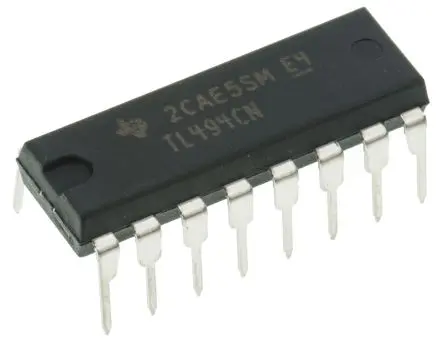 Produktfoto 1 von Texas Instruments PWM-Controller 300 kHz 40V 40V 7.5 mA 16-Pin 200 mA PDIP 5-Ausg.