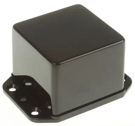 Produktfoto 1 von CAMDENBOSS Series 2000; Gehäuse; ABS; Schwarz Geflanscht IP65 Breite 57 mm Höhe 42 mm Länge 75 mm