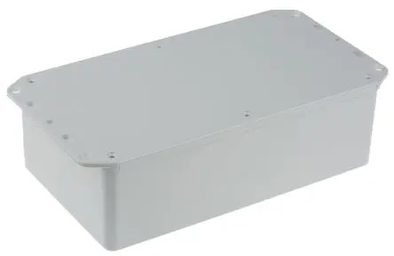 Produktfoto 1 von CAMDENBOSS Series 2000; Gehäuse; ABS; Grau Geflanscht IP65 Breite 112.3 mm Höhe 60.7 mm Länge 213 mm