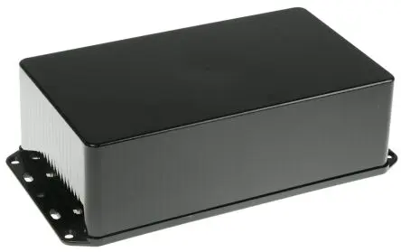 Produktfoto 1 von CAMDENBOSS Series 2000; Gehäuse; ABS; Schwarz Geflanscht IP65 Breite 110 mm Höhe 60 mm Länge 210 mm