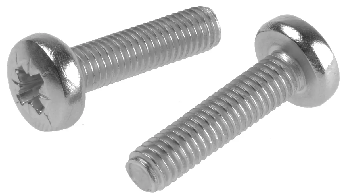 Produktfoto 1 von RS PRO Linsenkopf Pozidriv Schrauben A2 , M5 x 20.0mm Edelstahl