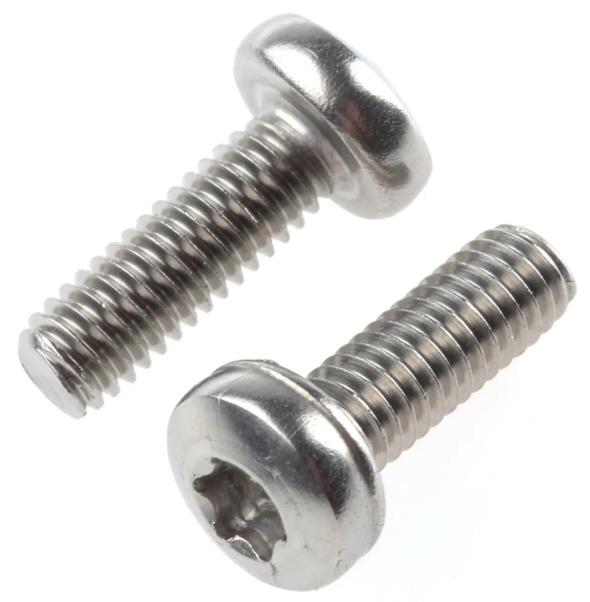 Produktfoto 1 von RS PRO Linsenkopf Pozidriv Schrauben A2 , M4 x 12.0mm Edelstahl