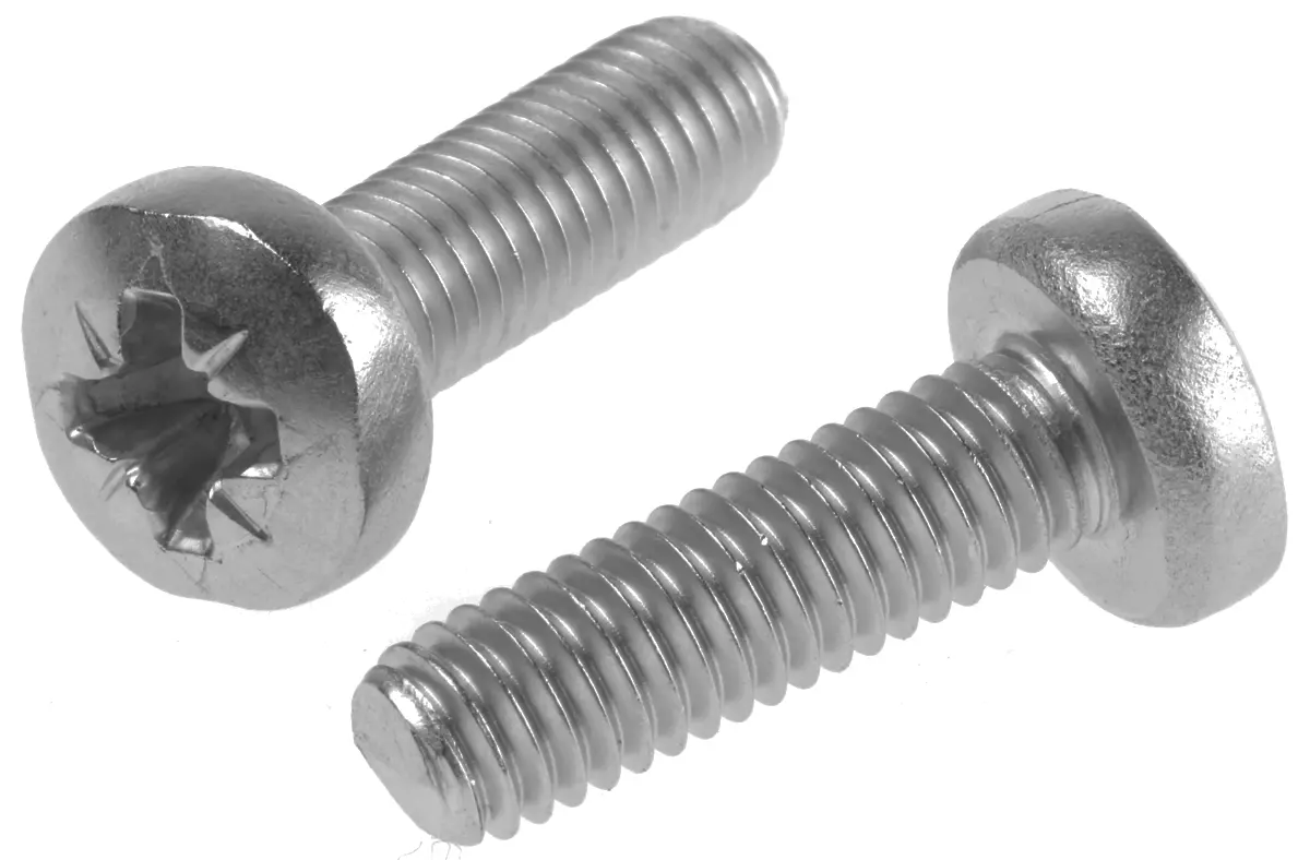 Produktfoto 1 von RS PRO Linsenkopf Pozi Schrauben A2, M6 x 20.0mm Edelstahl