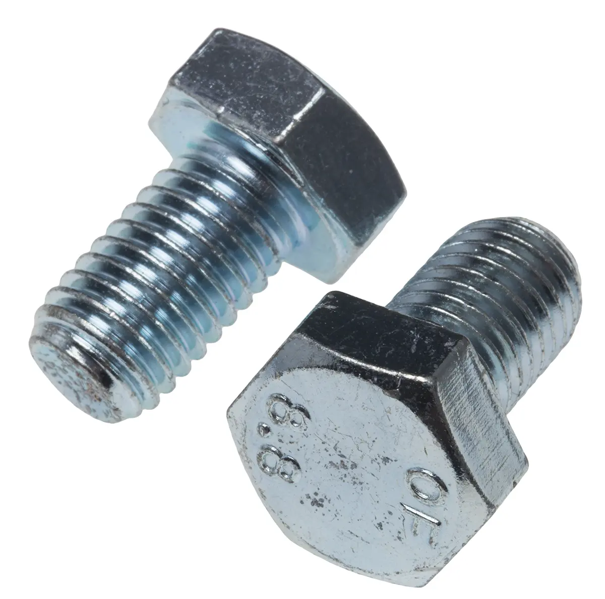 Produktfoto 1 von RS PRO x 20 mm Sechskantschraube, Stahl Glanzzink, DIN 933