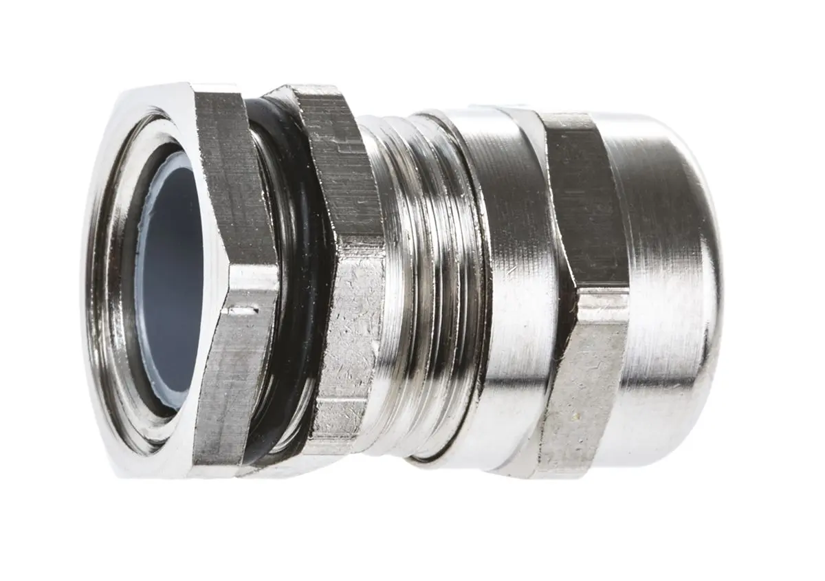 SIB SIB-TEC Kabelverschraubung, PG11 Messing vernickelt Metallisch 6 mm/ 11.5 mm, IP68