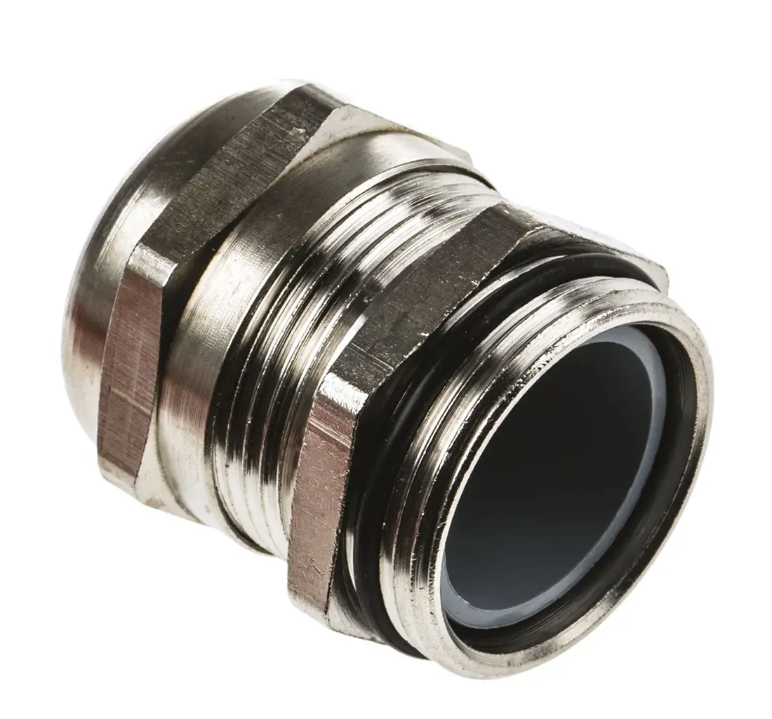 Produktfoto 1 von SIB SIB-TEC Kabelverschraubung, PG21 Messing vernickelt Metallisch 11 mm/ 19 mm, IP68