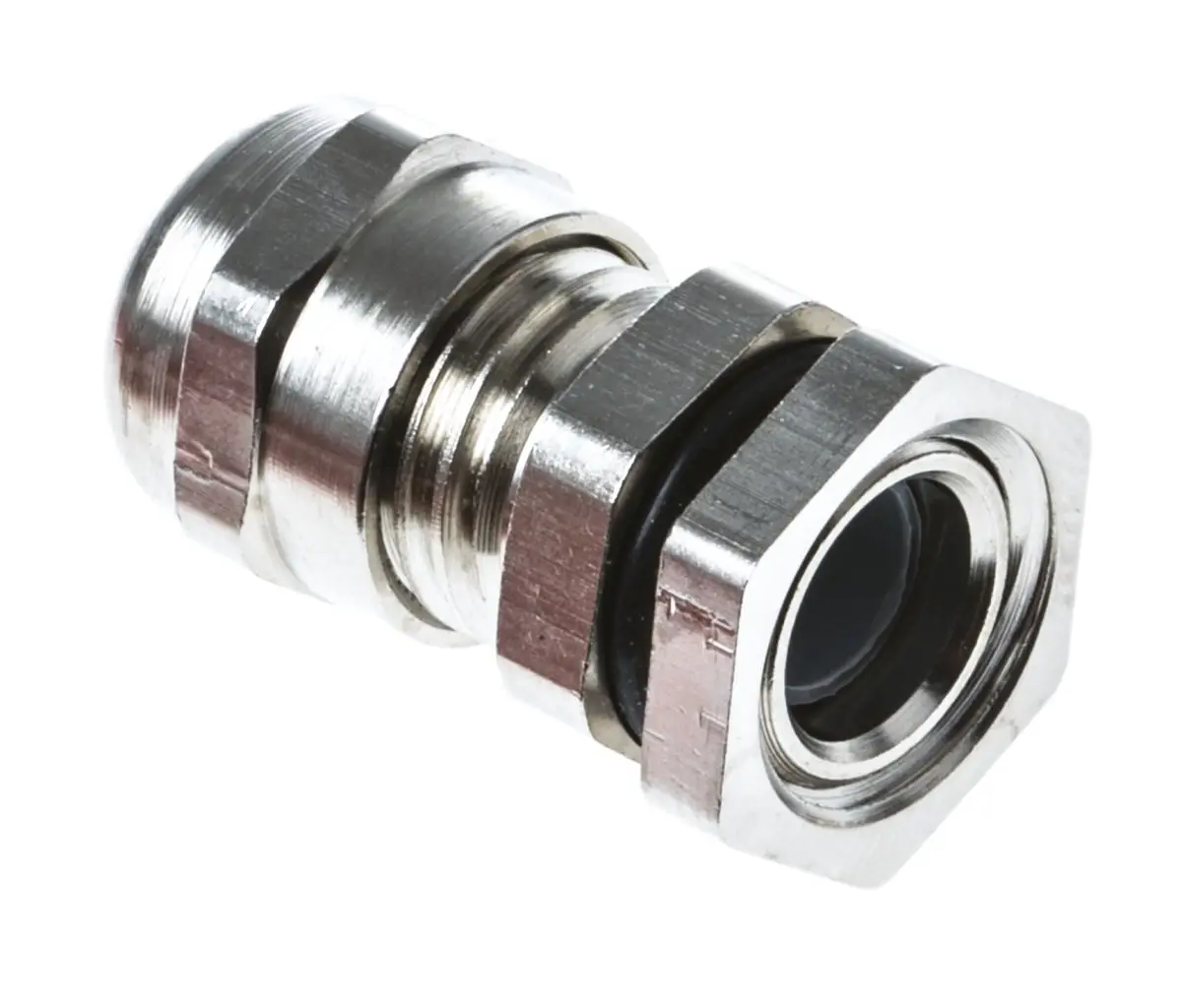 Produktfoto 1 von SIB SIB-TEC Kabelverschraubung, M12 Messing vernickelt Metallisch 2.5 mm/ 6.5 mm, IP68