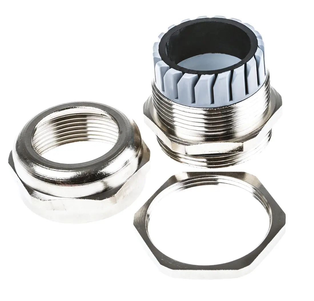 SIB SIB-TEC Kabelverschraubung, PG29 Messing vernickelt Metallisch 16 mm/ 26 mm, IP68