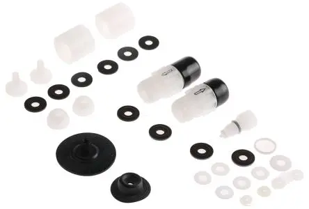 Produktfoto 1 von Assembly Technologies Pumpenzubehör, (1) Ablassventil, (1) Dichtungssatz, (1) Saugventil, (2) Ventilkugel, (1)