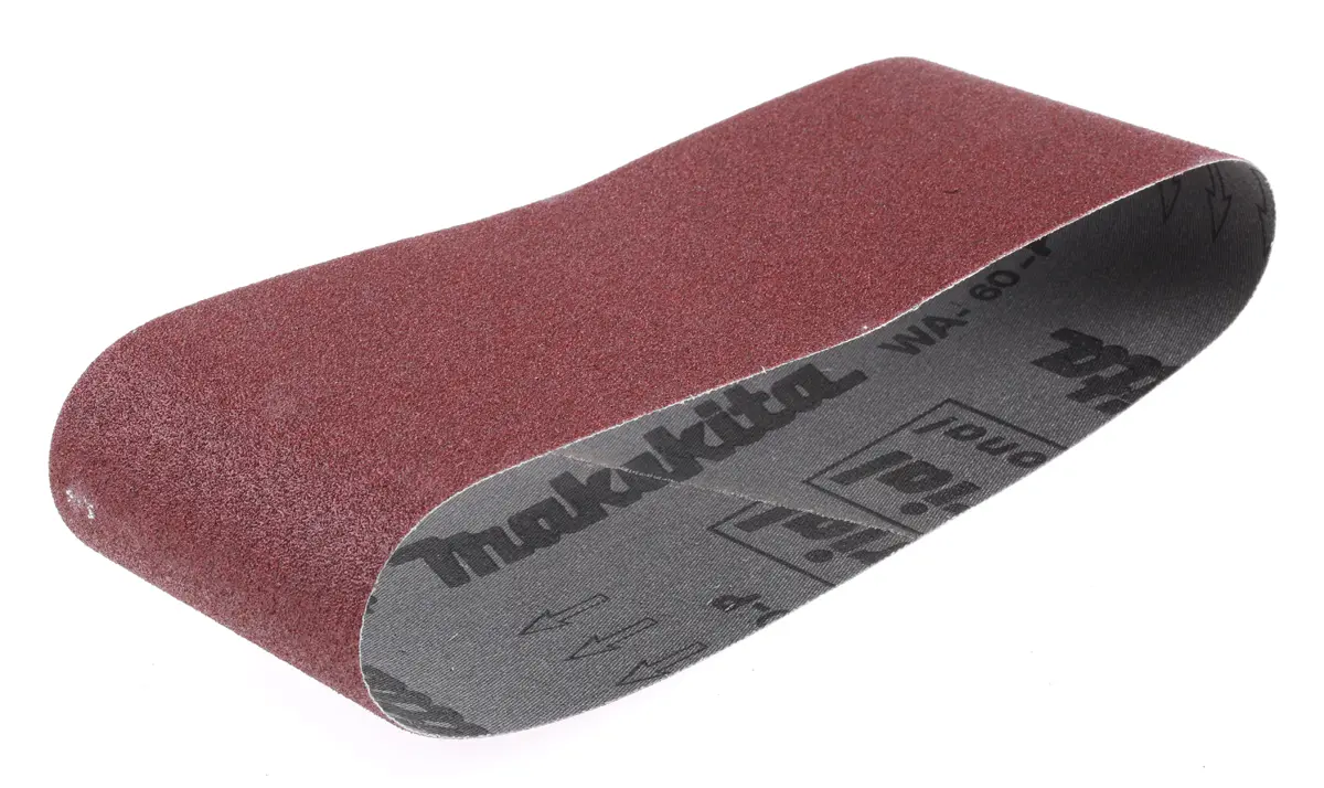 Produktfoto 1 von Makita Schleifriemen, Aluminiumoxid, Mittel Grad, Korngröße P60, 8.3m/s, 610mm 100mm