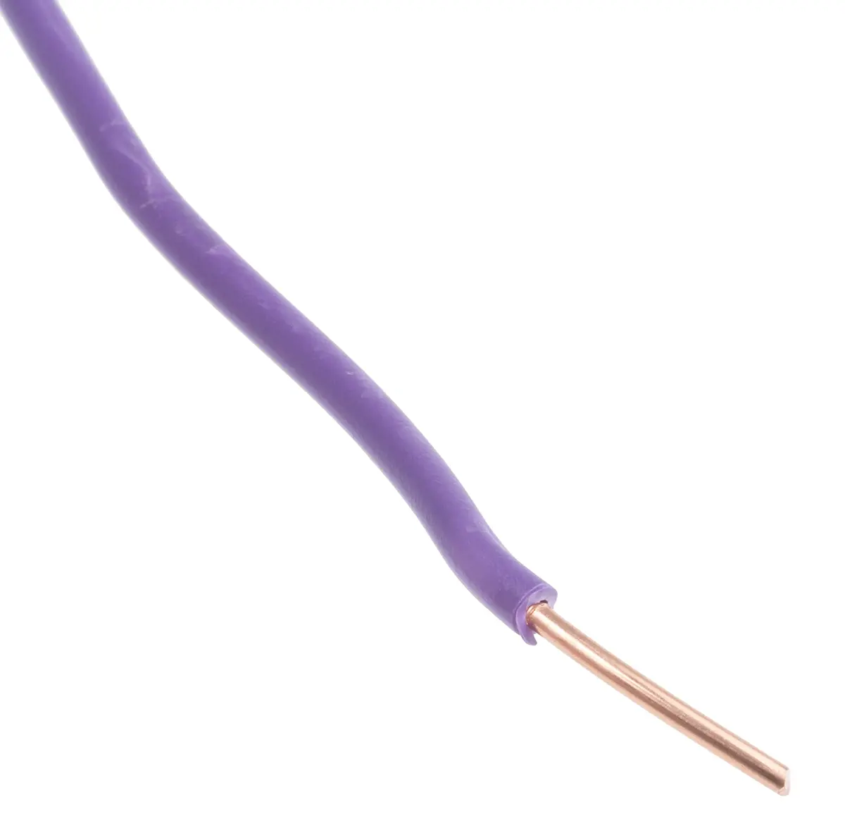 Produktfoto 1 von RS PRO H07V-U Schaltdraht 1.5 mm² 100 m Violett Ø 2.8 mm 1 Litzen Polyvinylchlorid