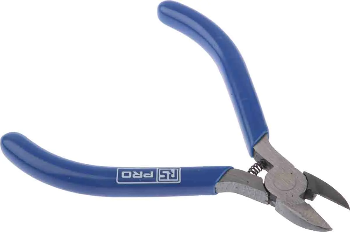 Produktfoto 1 von RS PRO Halbbündig Kabelschneider Schließer (NO) 110mm / Backen 13mm, Schneidleistung 1.2 mm