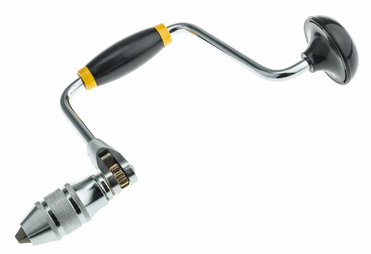 Produktfoto 1 von RS PRO 10 mm Hand-Bohrmaschine mit 4-Backen-Kupplung mit Ratsche, Chrom Stahl