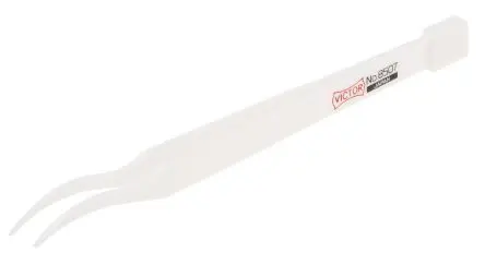 Produktfoto 1 von RS PRO Zirkon keramikbeschichtet Pinzette, 124mm, Spitze Gebogen Antimagnetisch 1-teilig