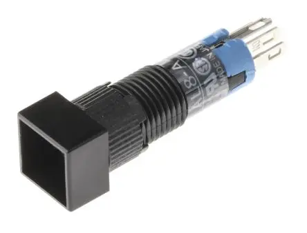 Produktfoto 1 von Idec AL Miniaturdruckschalter Beleuchtet Rastend Panel Ø 8 mm, 1-poliger Umschalter / 100mA 24 V dc 125 V ac, IP40